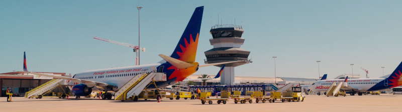 Faro Airport apron view