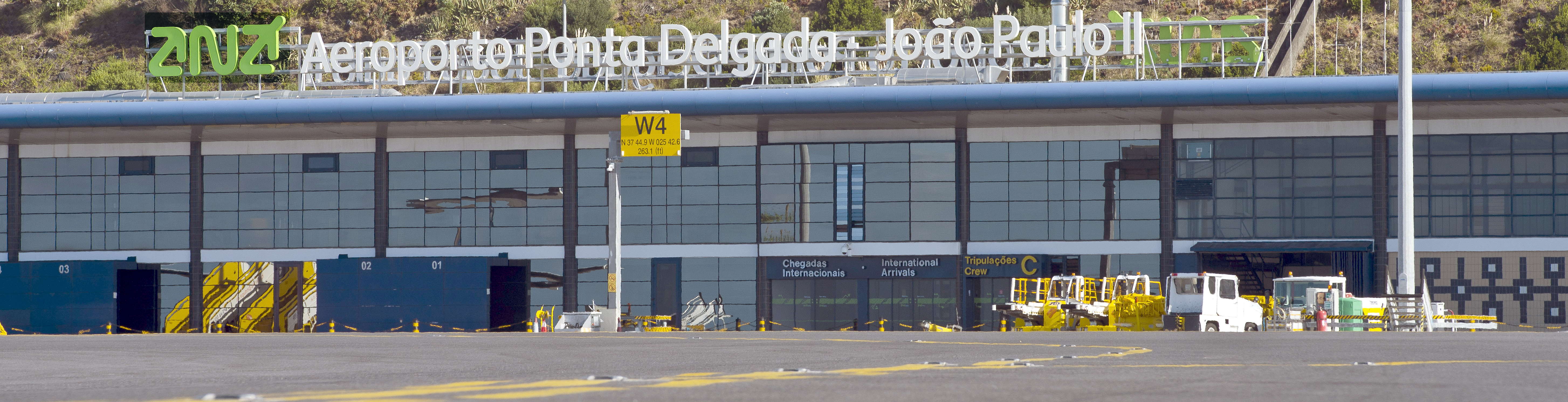 Ponta Delgada Airport airside view